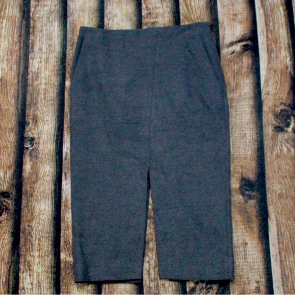 Babaton Aritzia Grey Double Slit Pencil Skirt Size 0